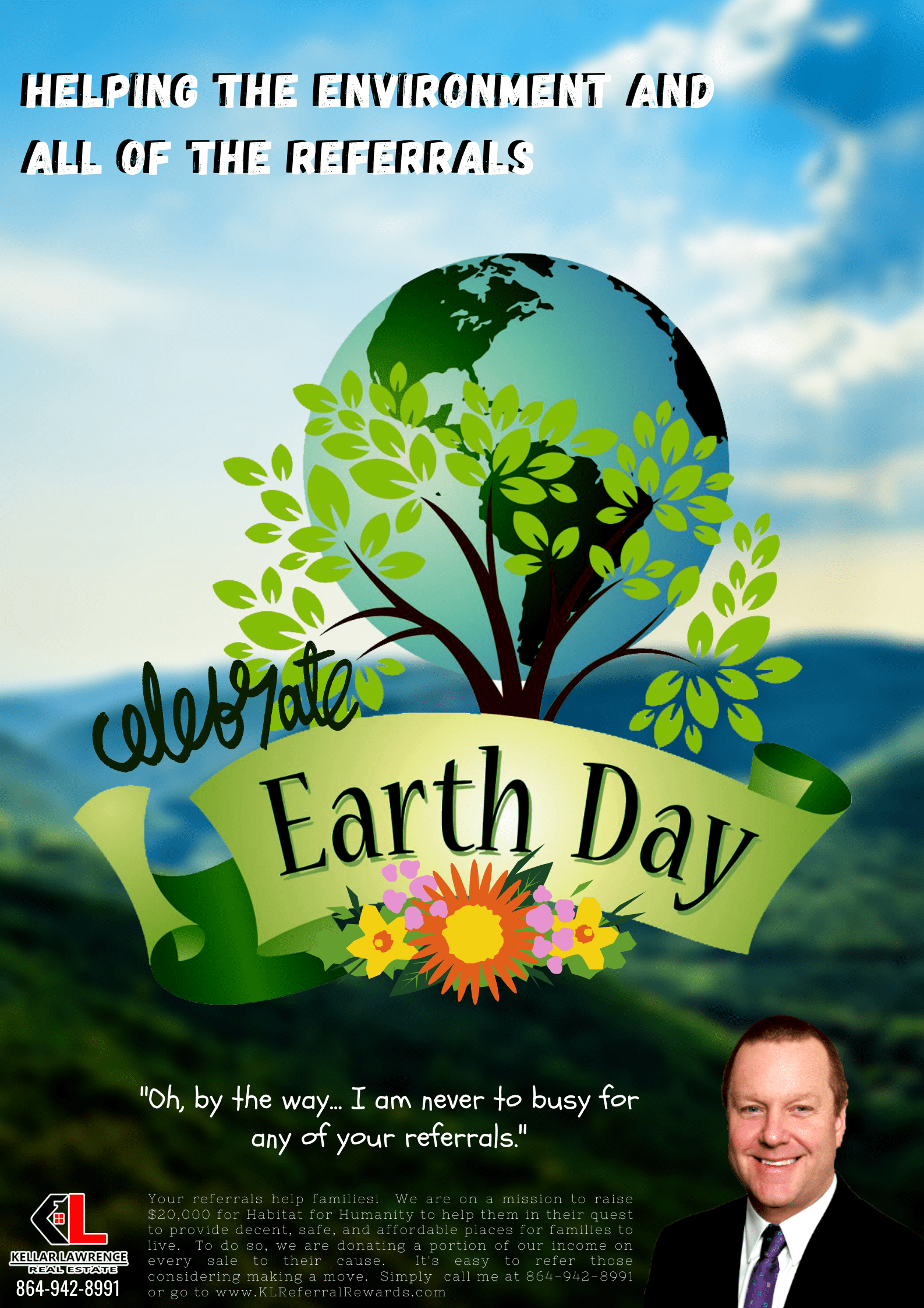 EARTH DAY APRIL 22, 2020! DO YOUR PART!